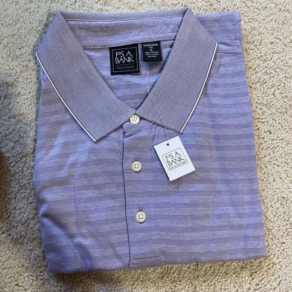 Jos A Bank XL traditional fit short sleeve polo